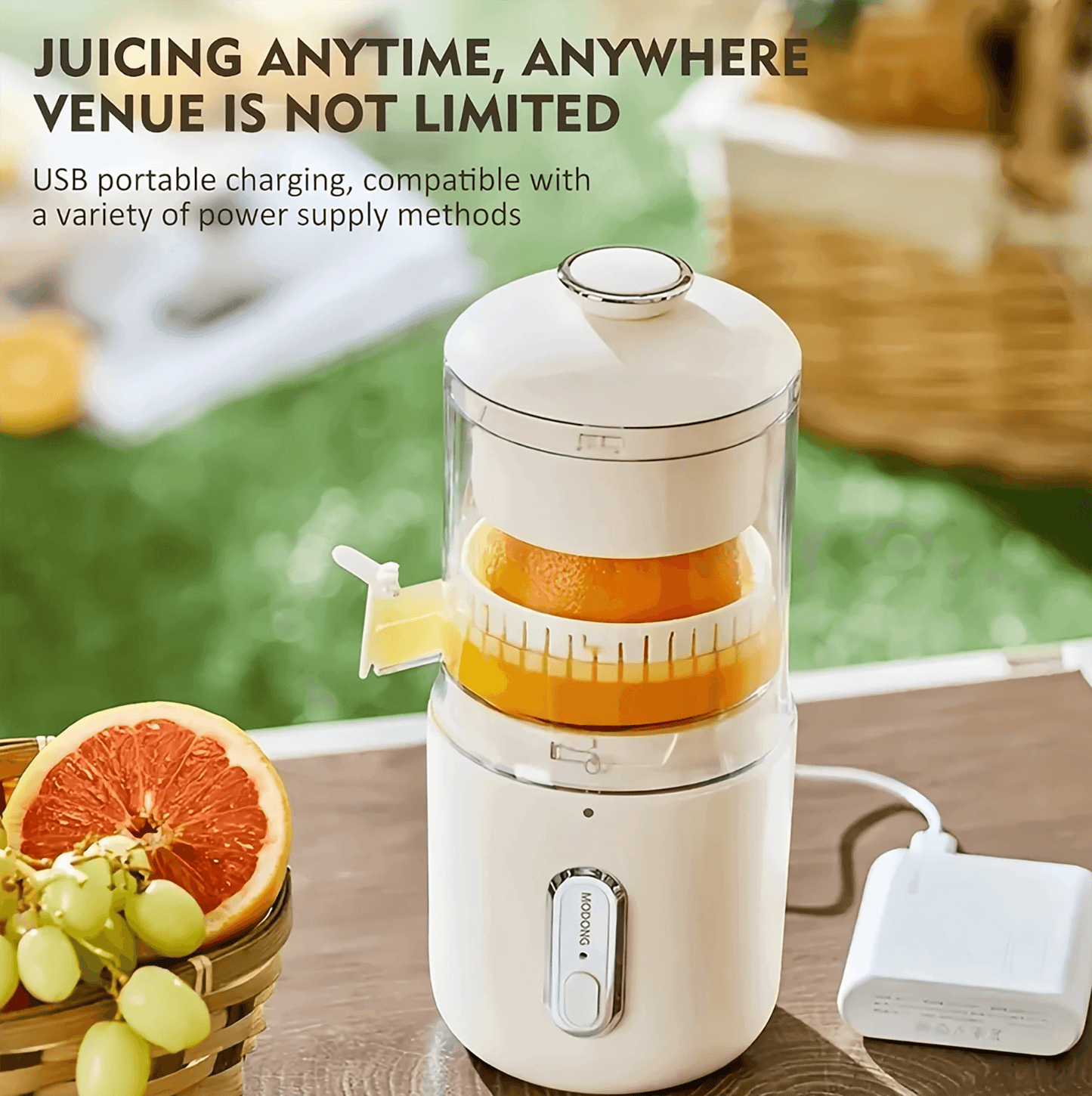 Fruit Juicer Portable USB Rechargeable